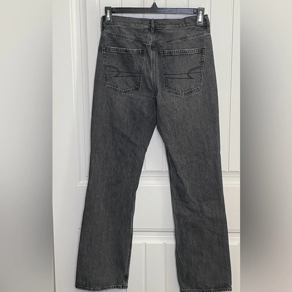 AMERICAN EAGLE OUTFITTERS WOMENS  90s BOOTCUT GRAY JEANS SIZE 6 REGULAR